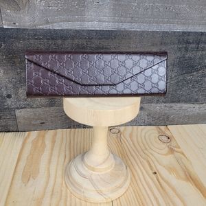 Gucci Foldable Monogram Brown Sunglasses Case